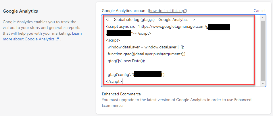 Adding Google Analytics to your Shopify store