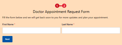 doctor appointment request form