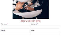 beauty salon booking