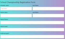 school championship registration form